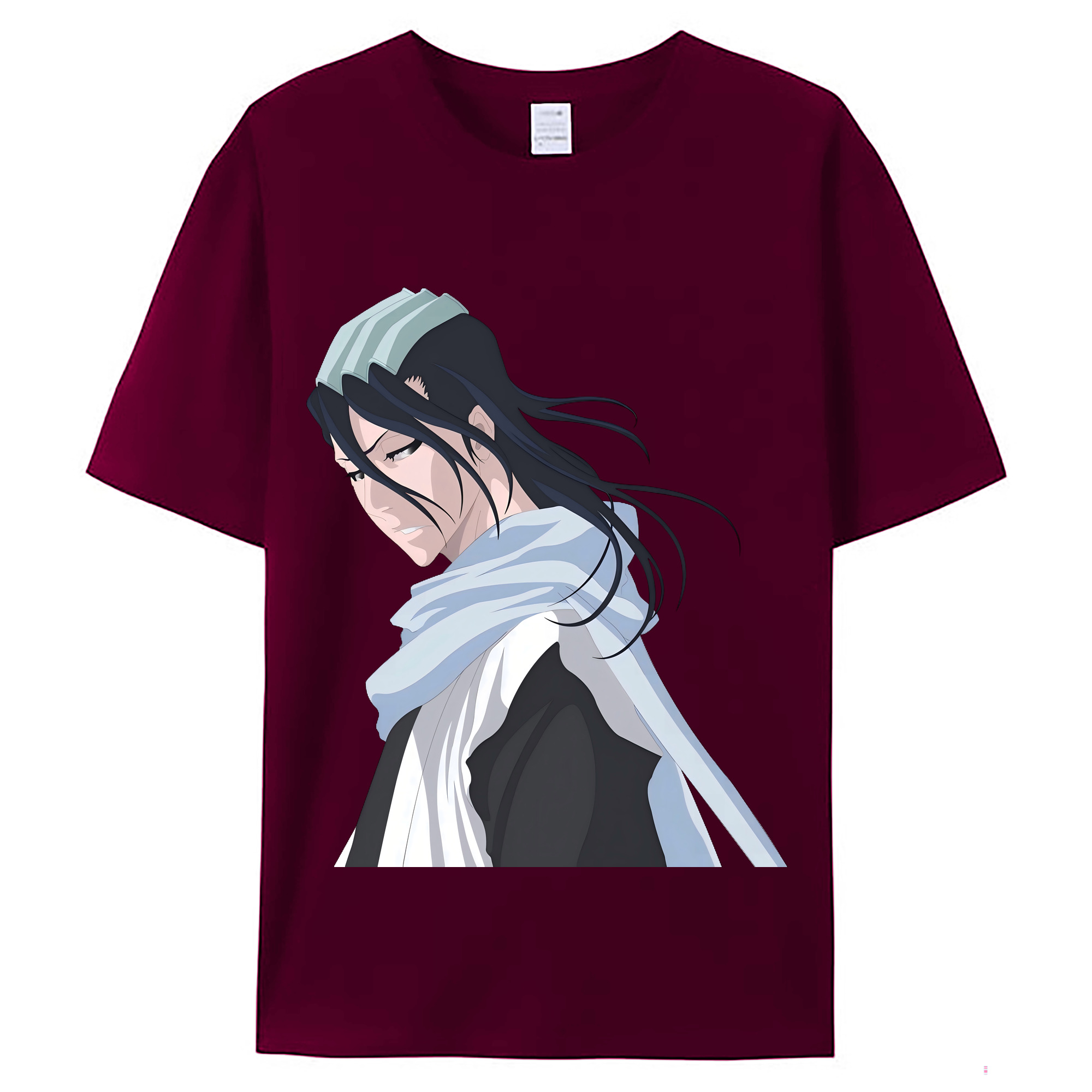 （画像用） ブリーチ くちき びゃくや BLEACH Kuchiki Byakuya レディースカジュアルプリントTシャツ（綿100％）